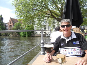 A beer on the canal