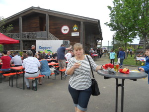 At the scouts lunch fete